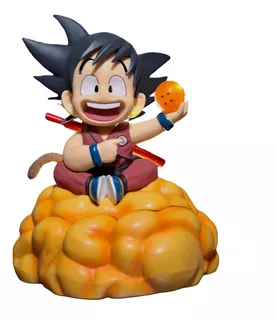 Dragon Ball Goku Niño Feliz Con Nube Y Esfera Tamaño Grande