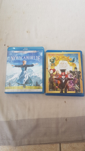 Lote Com 2 Blu_ Ray .moviça Rebelde E Alice