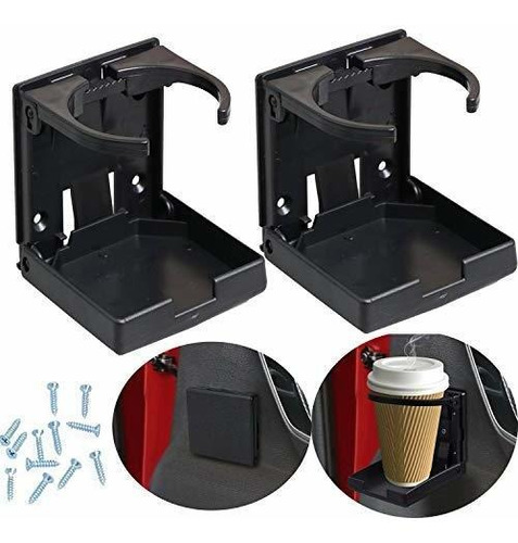 Porta Vasos Para Carro, Wedfeir 2 Soportes Para Bebidas Pleg