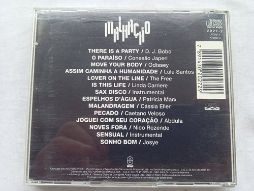 Cd Novela Malhação Som Livre - Na1 (Usado)