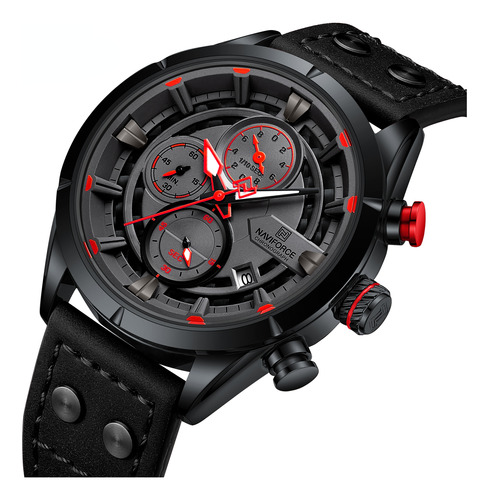 Reloj De Pulsera Naviforce, Moderno, Impermeable, Luminoso,