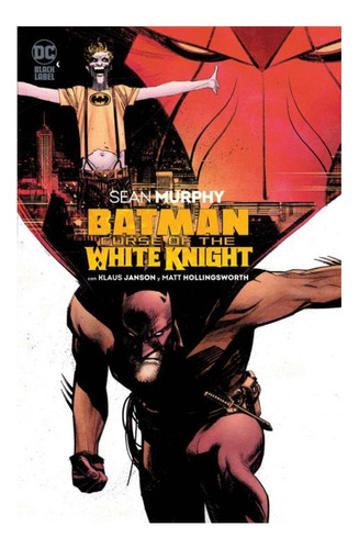 Comic Batman Curse Of The White Knight Black Label Tapa Dura