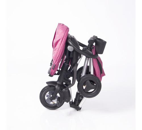Imagen 8 de 8 de Triciclo Paseador Ebaby. Plegable Con Posiciones
