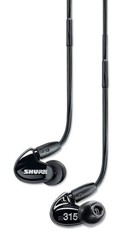 Auricular Shure Se315 K Intraural Profes Monitoreo En Cuotas