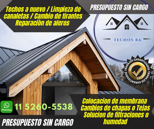 Serv Techista - Chapa Teja Galpones Canaletas Reparaciones