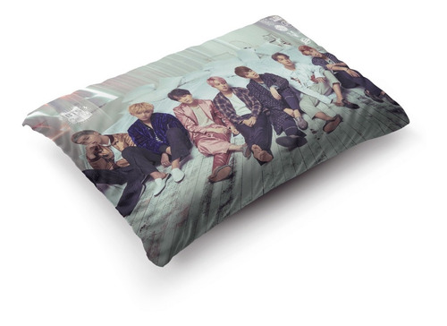 Imagen 3 de 5 de Funda De Almohada Bts 70x45cm Vudú Love