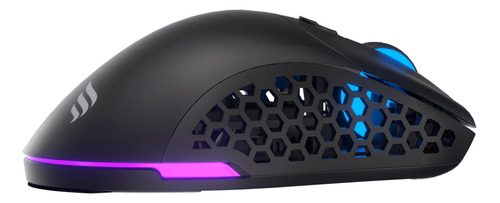 Mouse Sem Fio Fallen Morcego Wireless Preto Pixart 3395 60h Bateria