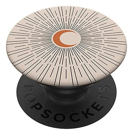 Popsoc Minimalista De Estética Bohemia Con Luna Creciente Br