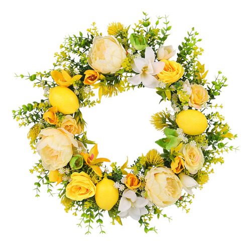 Guirnalda De Peonías Y Artificial De 45cm, Decoración De