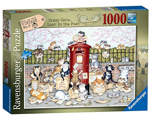 Ravensburger Crazy Cats Vintage No.9 Lost In The Post 1000 P