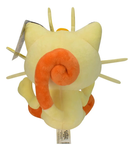 Peluche De Peluche Meowth For Sentarse Con Dibujos Animados