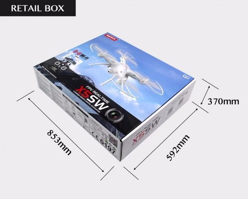 Syma X5sw Drone Wifi Fpv 2.4ghz 4ch Rc Hd 18 % Descuento