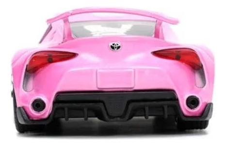 Vehiculo Toyota Figura Power Rangers Rosa 1-32 Jada Hasbro Rosa Claro