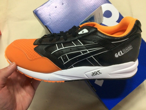 Zapatillas Para Hombre En Naranja Asics Gel Saga