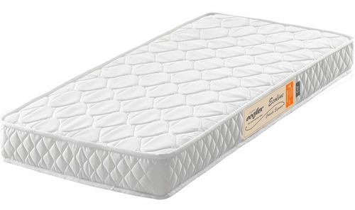 Colchão De Bebê Com Espuma D-18 Ecoline Status Branco