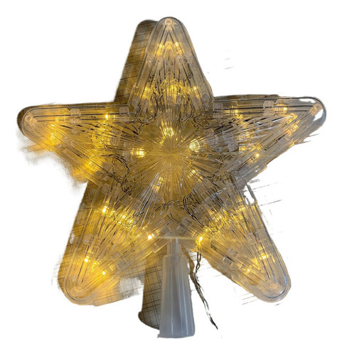 Luces Led Para Árbol De Navidad En Forma Estrella Multico