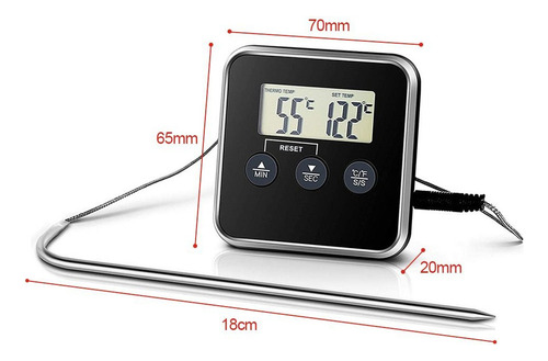 Termómetro Para Horno De Barbacoa, Medidor De Temperatura.