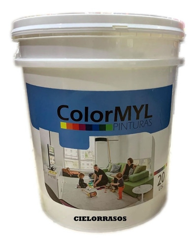 Pintura Cielorrasos 20 Lts Anti Hongos Myl Blanco Mf Shop