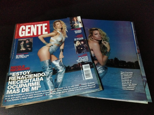 Nicole Neumann * Tapa Y Nota Revista Gente 2727 * 2017