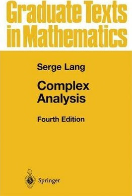 Libro Complex Analysis - Serge Lang