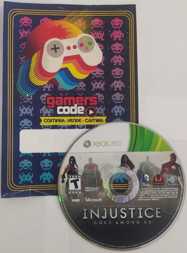 Injustice Gods Among Us Xbox 360 S/c Gamers Code*