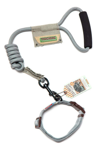 Touchdog Correa Y Collar Cómodo, Suave Y Seguro, Con Bordes