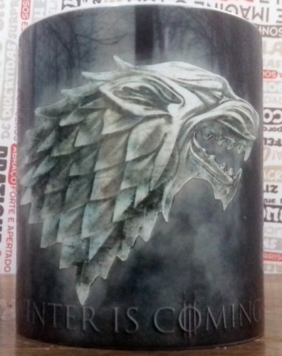Caneca Mágica Game Of Thrones - Got - Casa Stark - Especial