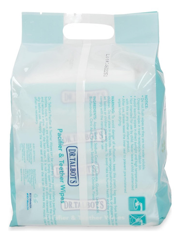 Nuby Dr. Talbot's Toallitas Para Chupete Y Mordedores, Leche