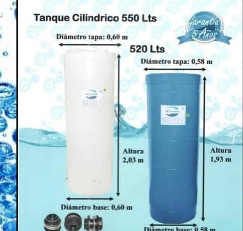 Tanques Cilindricos De 520 Y 550 Litros