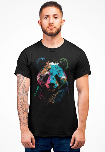 Playera Oso Panda/ Animales/ Colores/ Dama/ Caballero