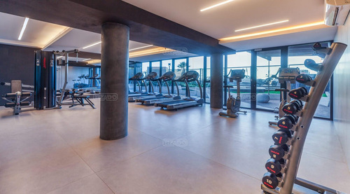 Venta Apartamento Monoambiente Gym Laundry Solarium Piscina Barbacoa Torre Arenas Rambla Malvín Primera Línea Vista Al Mar Montevideo