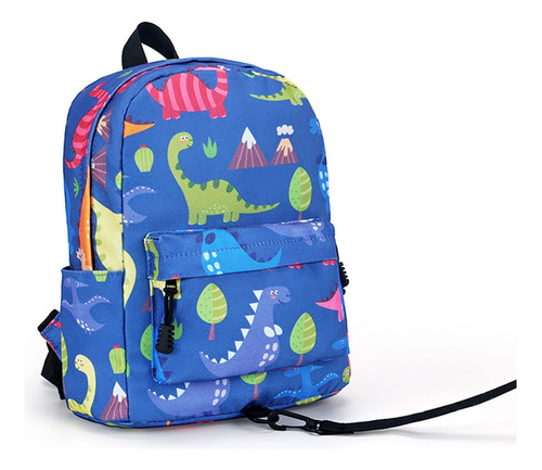 Ksccjjy Mochila Para Ninos Con Correa De Seguridad, Dinosaur