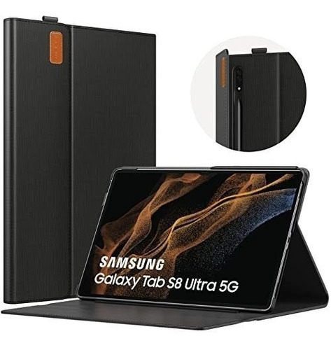Funda Para Galaxy Tab S8 Ultra 2022 (sm-x900 X906b...) Negro