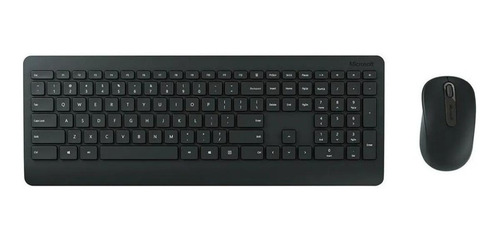 Imagen 1 de 2 de Kit de teclado y mouse inalámbrico Microsoft Wireless Desktop 900 Español Latinoamérica de color negro