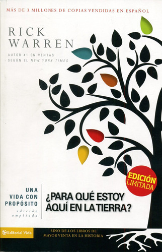 Una Vida Con Proposito/tapa Dura, De Warren, Rick. Editorial Vida En Español