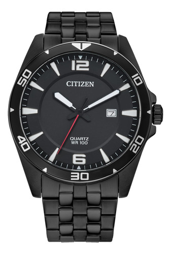 Reloj Para Hombre Citizen Quartz/negro Mate.