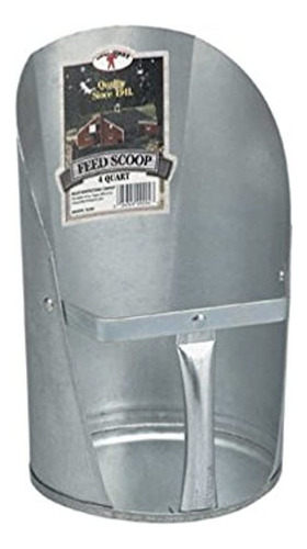 Little Giant  galvanizado Feed Scoop