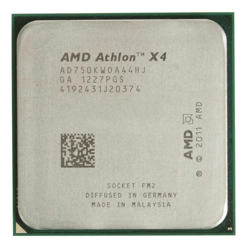 Procesador Amd Athlon X4 750k 4 Núcleos 4,0 Ghz 4mb Fm2