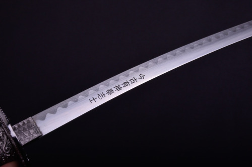 Imagen 4 de 8 de Katana Sable Mini Ultimo Samurai Grabada + Atril Grabado