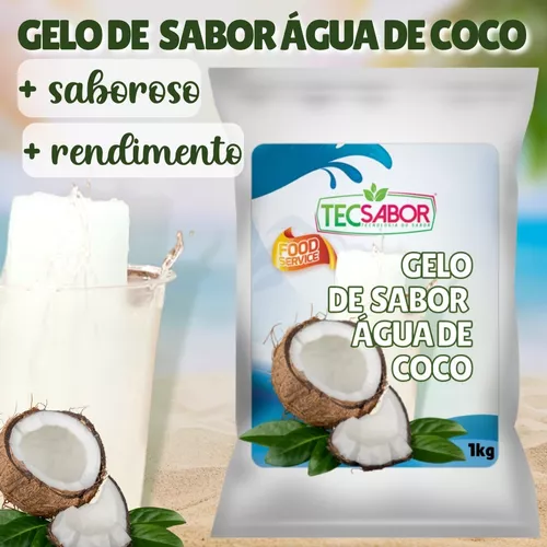 Gelo de Sabor Água de Coco - lojatecsabor