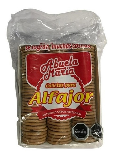 Galleta Para Alfajor Abuela María 750 Grs +100 Uni. Aprox