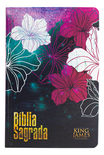 Bíblia Sagrada Slim - Bkja - Capa Dura Floral Magenta, De Vários Autores. Editora Cpp, Capa Dura Em Português, 2023