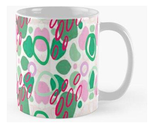 Taza X4 Circle Abstraction Psychedelic Graphic Design 4, Abs