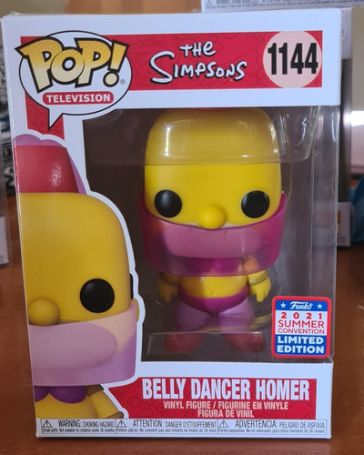 Funko Pop Belly Dancer Homer 1144, The Simpsons Convention.