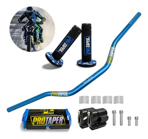 Manos De Manillar Universales Para Motos Deportivas Azules | Envío gratis