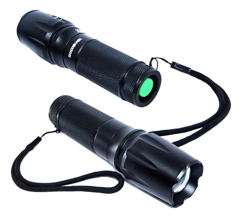 Linterna táctica militar 900 +, linterna frontal, 13 LED, color negro, color blanco, frío