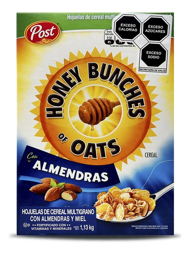 Cereal Honey Bunches Of Oats Post Con Almendras 1.13 Kg