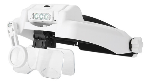 Casco Con Lupa Para La Cabeza, Con Iluminación Led, Diadema