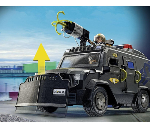 Vehículo Todo Terreno Playmobil 71144 Swat Con Sonido