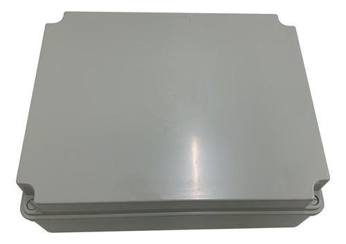Imagem 2 de 3 de Caixa De Pvc Com Tampa Opaca Multiuso 380x300x120 Cinza